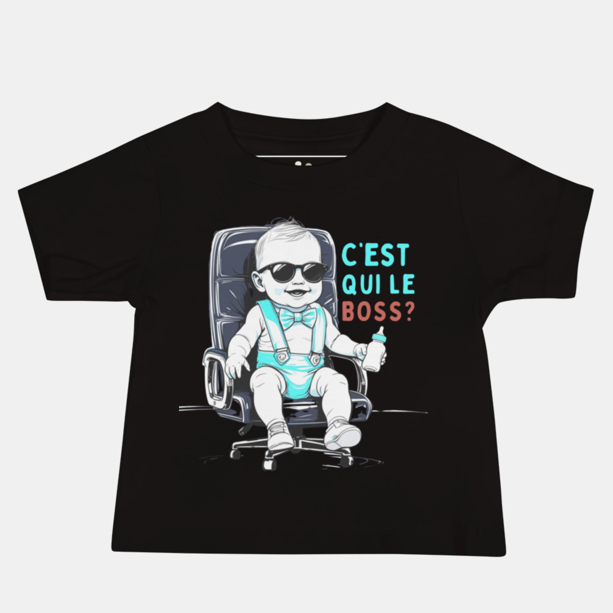 T-shirt bébé garçon – "C’est qui le Boss ?" – Image 9